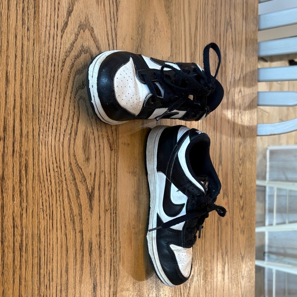 Kids Black and White Sneakers